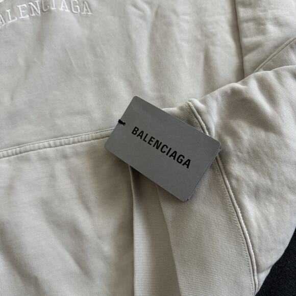 2022 Balenciaga Miami Cities Pullover Hoodie Sweatshirt Size 1 Small Off White - Picture 3 of 11